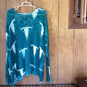 SMYM bull head sweater